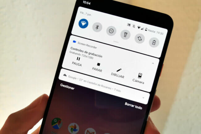 grabar pantalla movil android perfect
